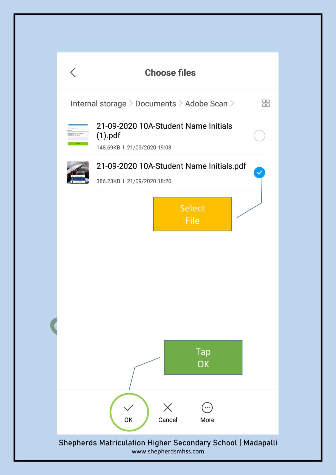 how to hand in assignment in google classroom