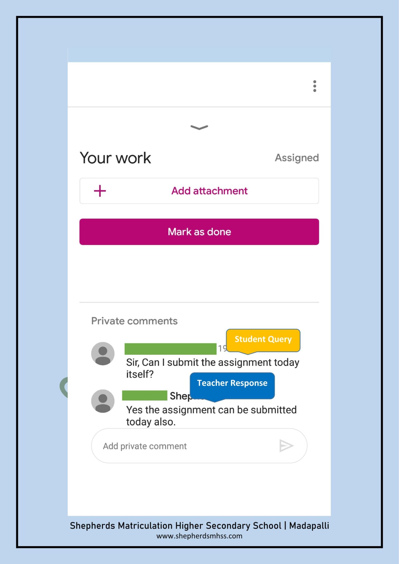 How to Hand In assignment in Google Classroom Android App